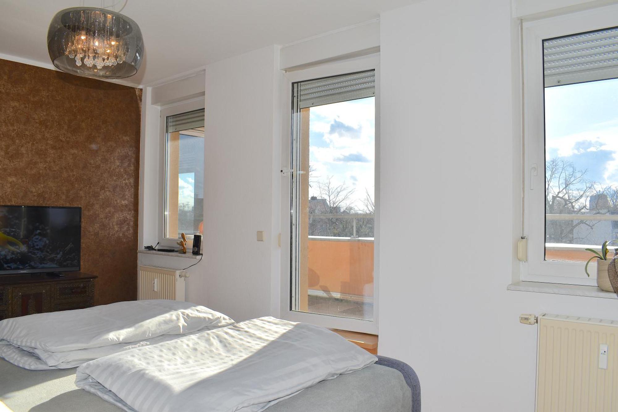 City-Dach-Apartment Mit Loggia - Balkon - Kamin Cottbus Eksteriør billede